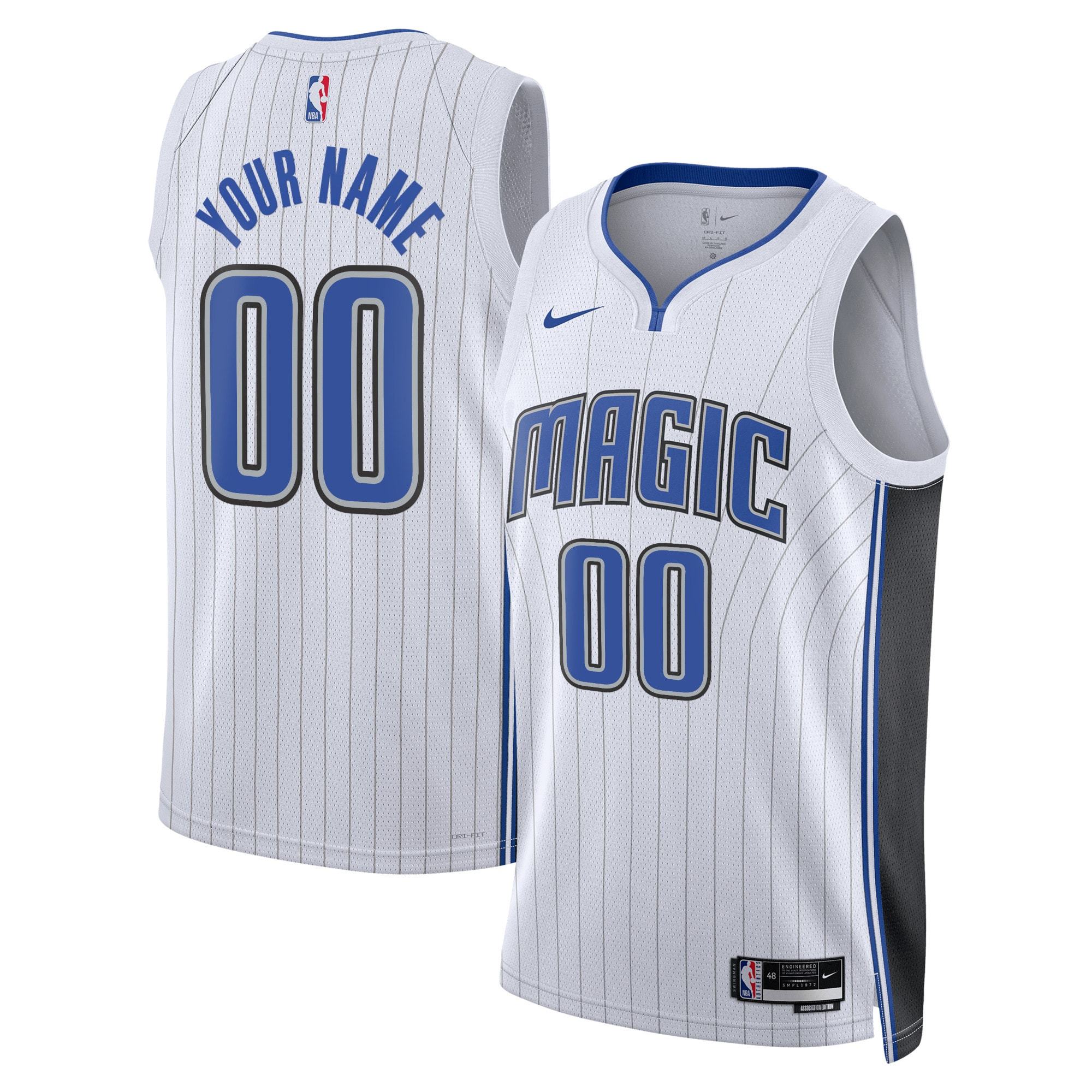 Unisex Orlando Magic Nike Black Swingman Custom Jersey - Icon Edition