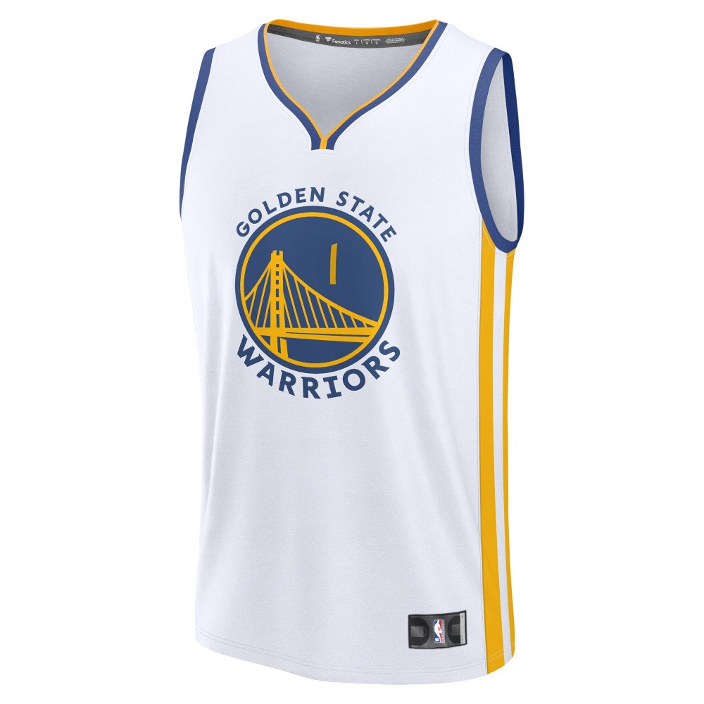 Men's Golden State Warriors Kyle Anderson Fanatics White Fast Break Replica Player Jersey - Association Edition