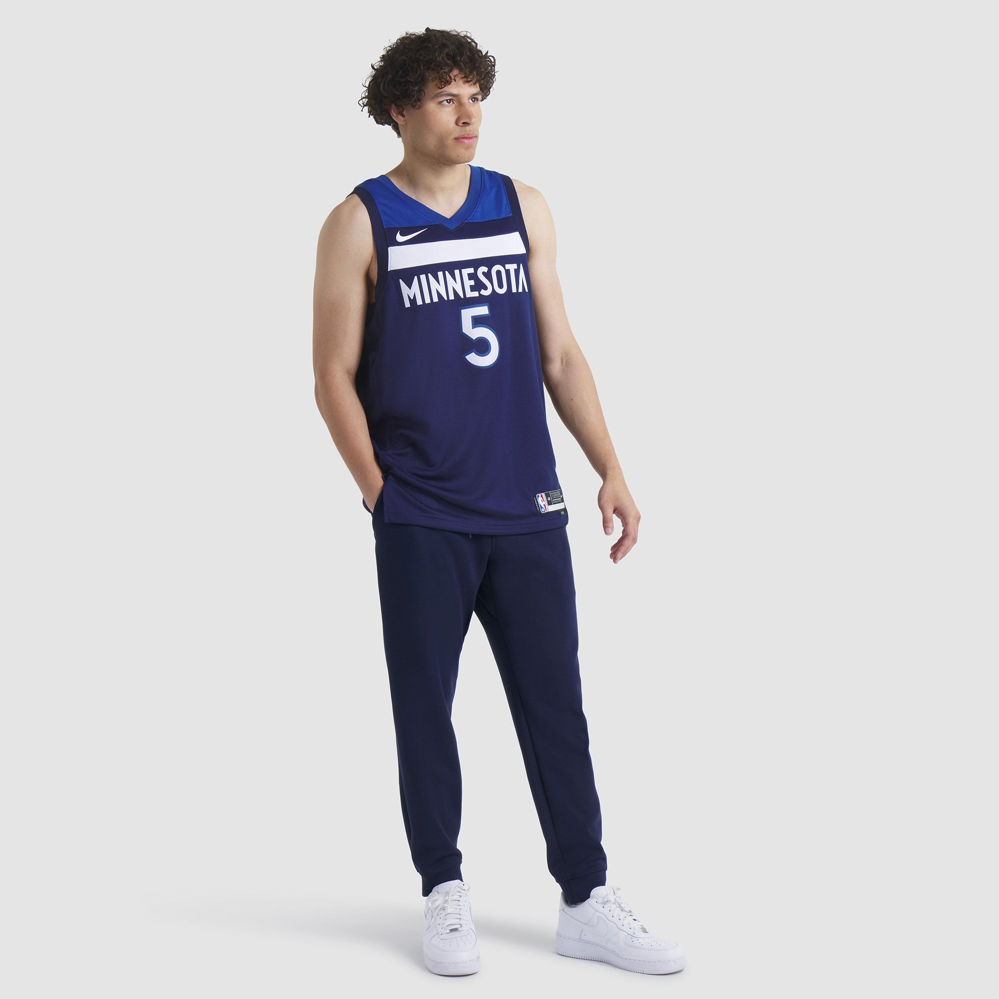 Unisex Minnesota Timberwolves Anthony Edwards Nike Navy Swingman Jersey - Icon Edition