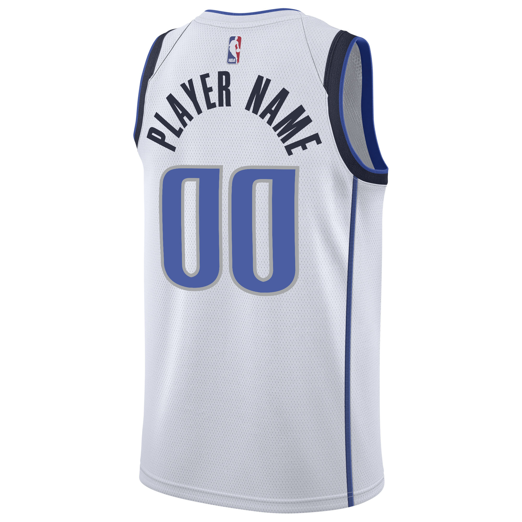 Men's Dallas Mavericks Nike Blue 2020/21 Swingman Custom Jersey - Icon Edition