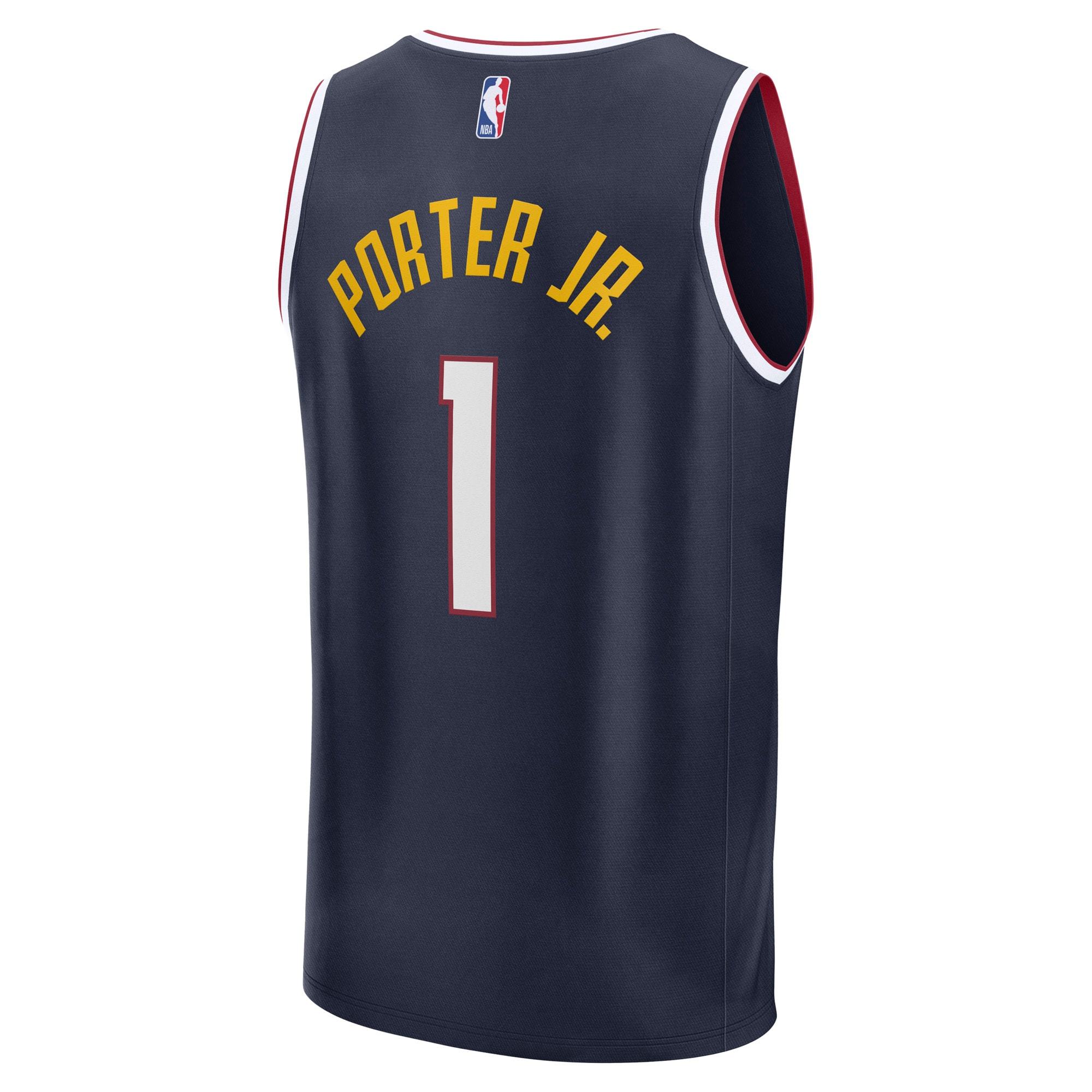 Men's Denver Nuggets Michael Porter Jr. Fanatics Blue Fast Break Replica Jersey - Icon Edition