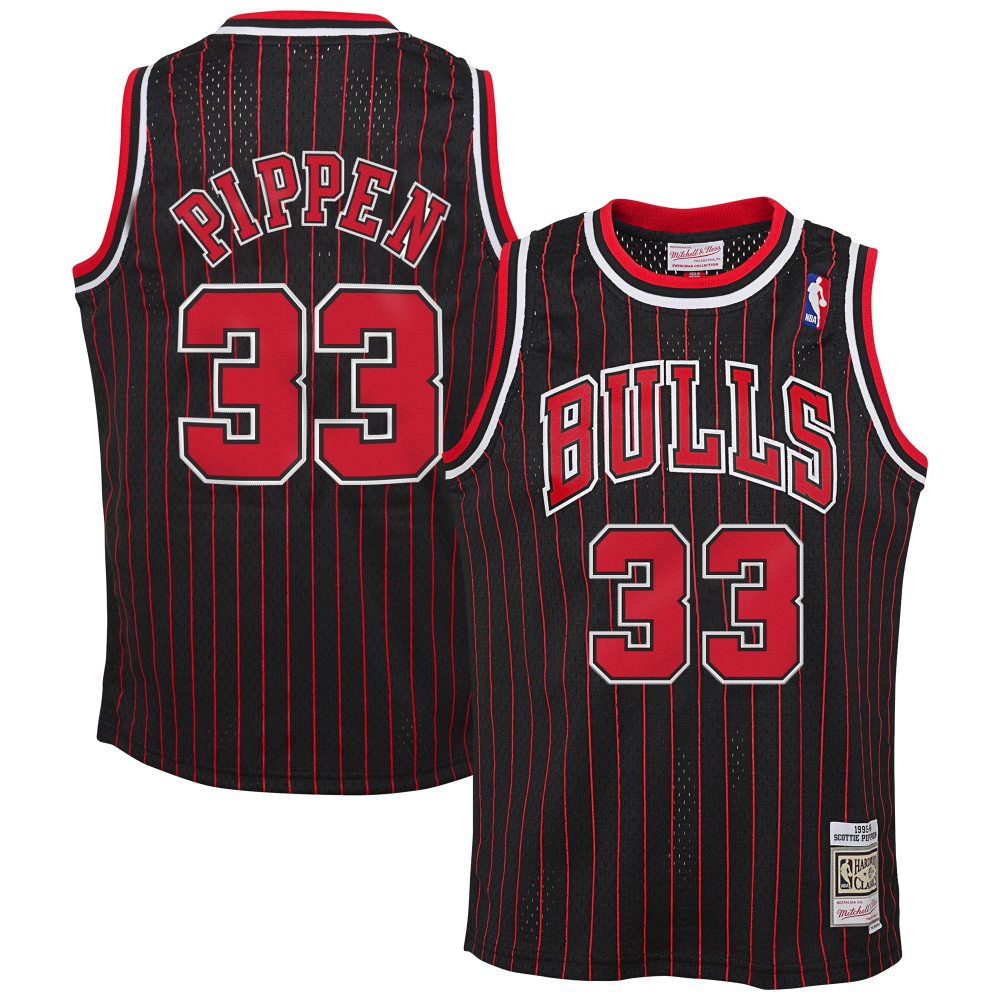 Men's Chicago Bulls Scottie Pippen Mitchell & Ness Red 1997/98 Big & Tall Hardwood Classics Swingman Jersey