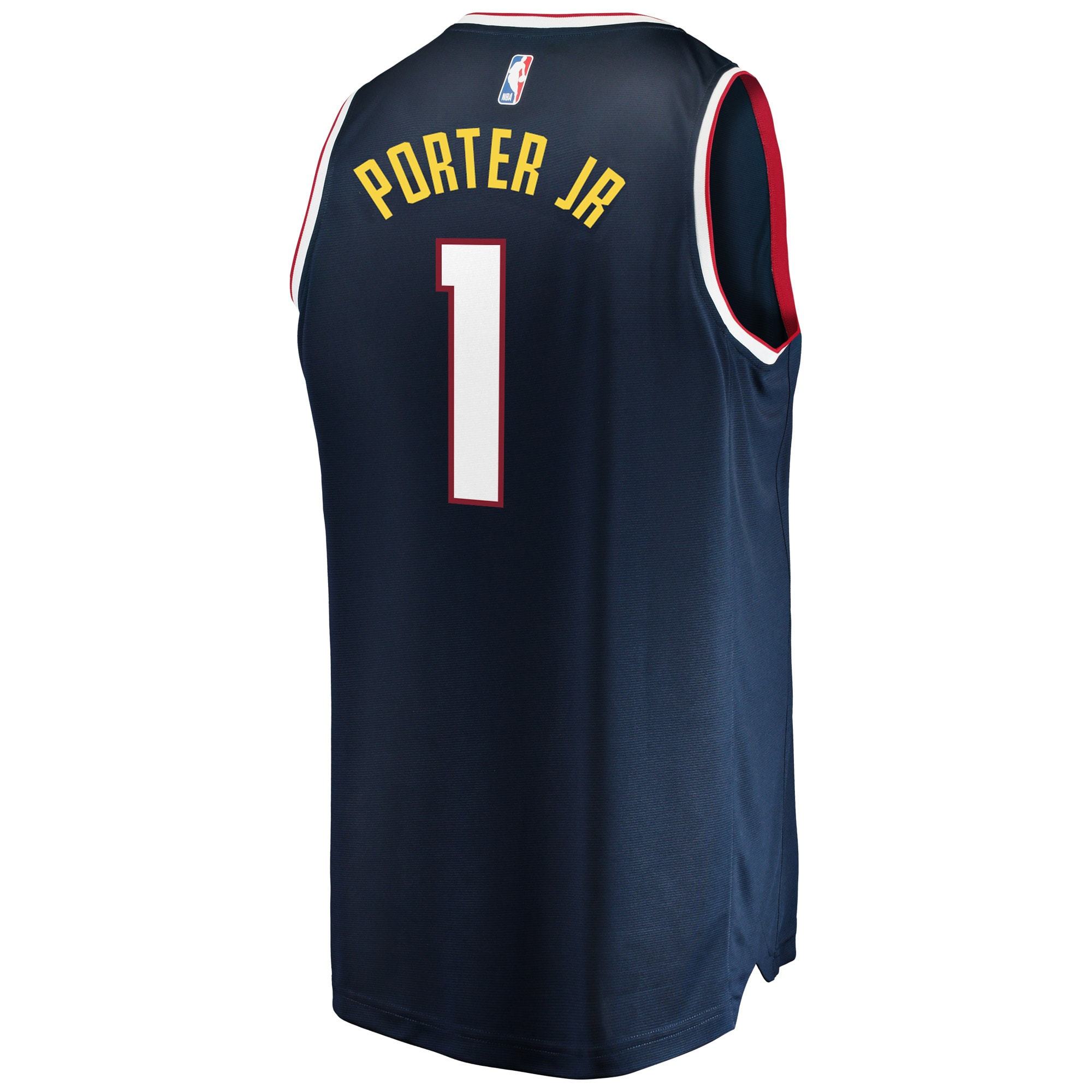 Men's Denver Nuggets Michael Porter Jr. Fanatics Navy Fast Break Replica Player Jersey - Icon Edition