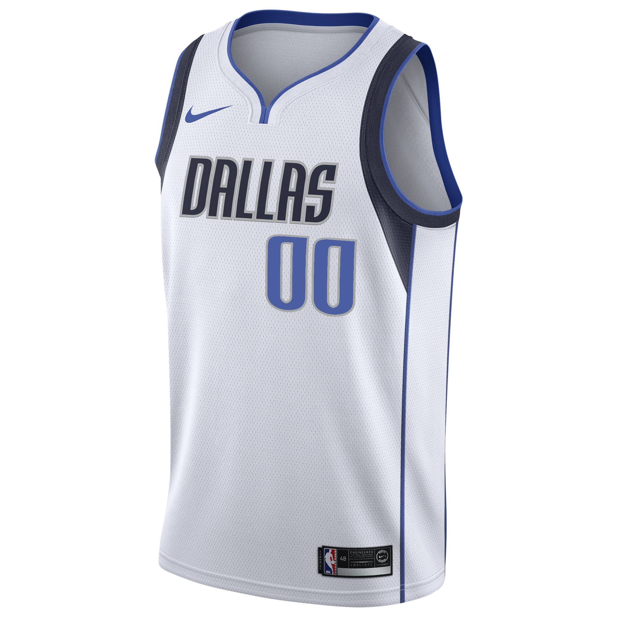 Men's Dallas Mavericks Nike Blue 2020/21 Swingman Custom Jersey - Icon Edition