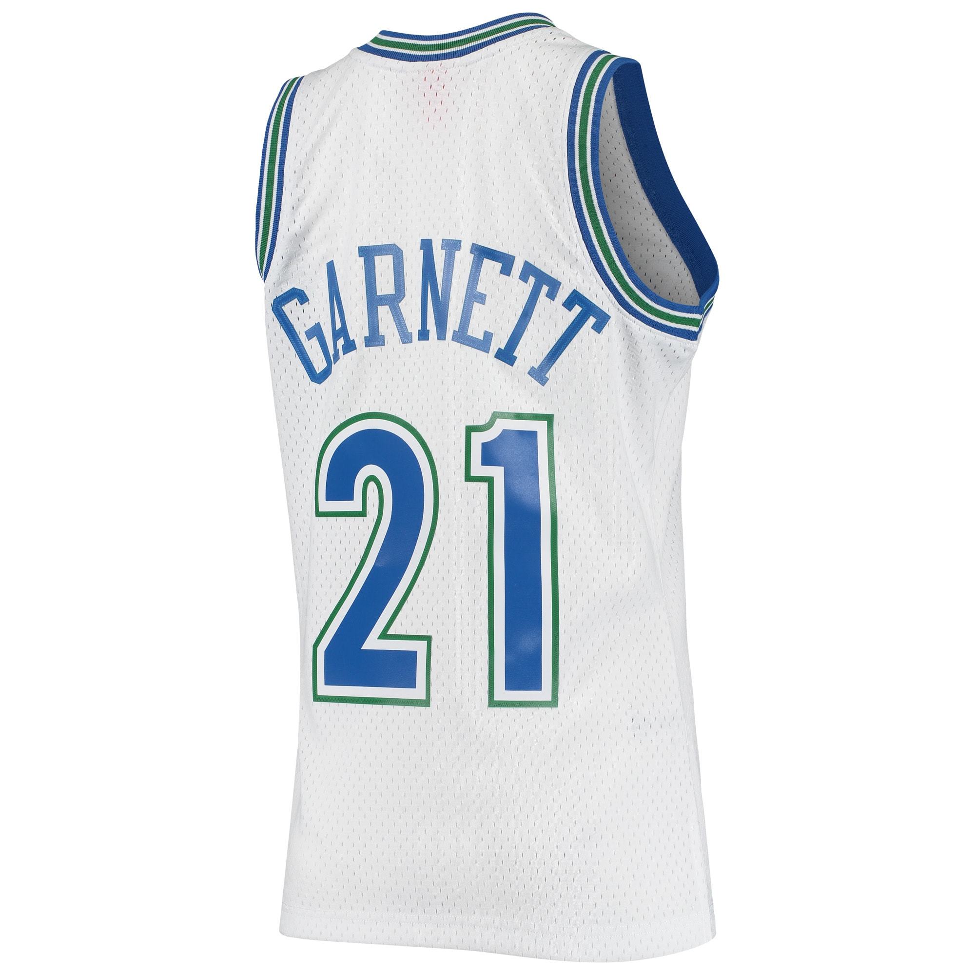 Men's Minnesota Timberwolves Kevin Garnett Mitchell & Ness Black Hardwood Classics Swingman Jersey