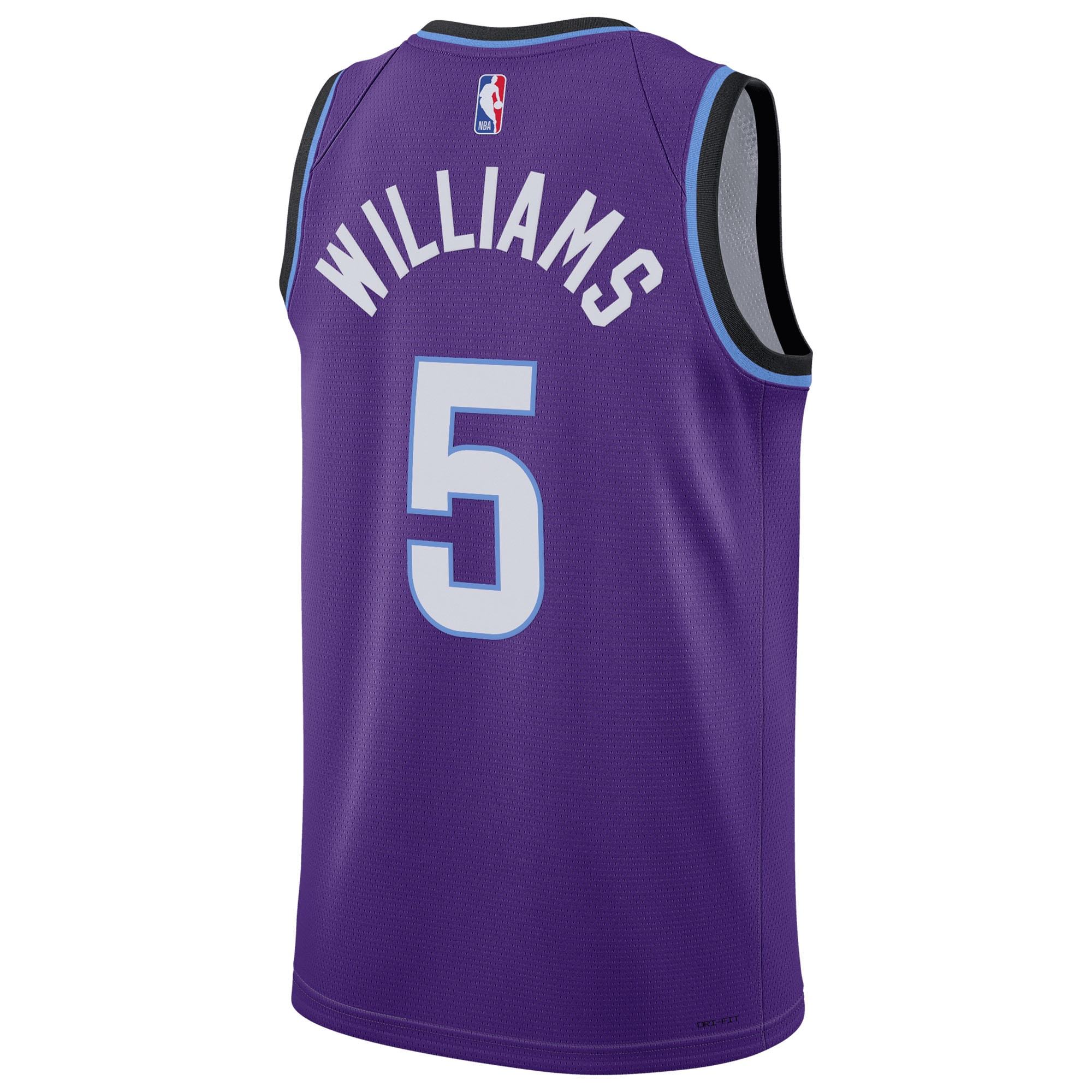 Unisex Utah Jazz Cody Williams Nike Purple Swingman Jersey - Icon Edition