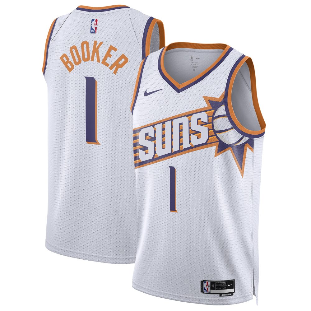 Unisex Phoenix Suns Devin Booker Nike Purple Swingman Jersey - Icon Edition