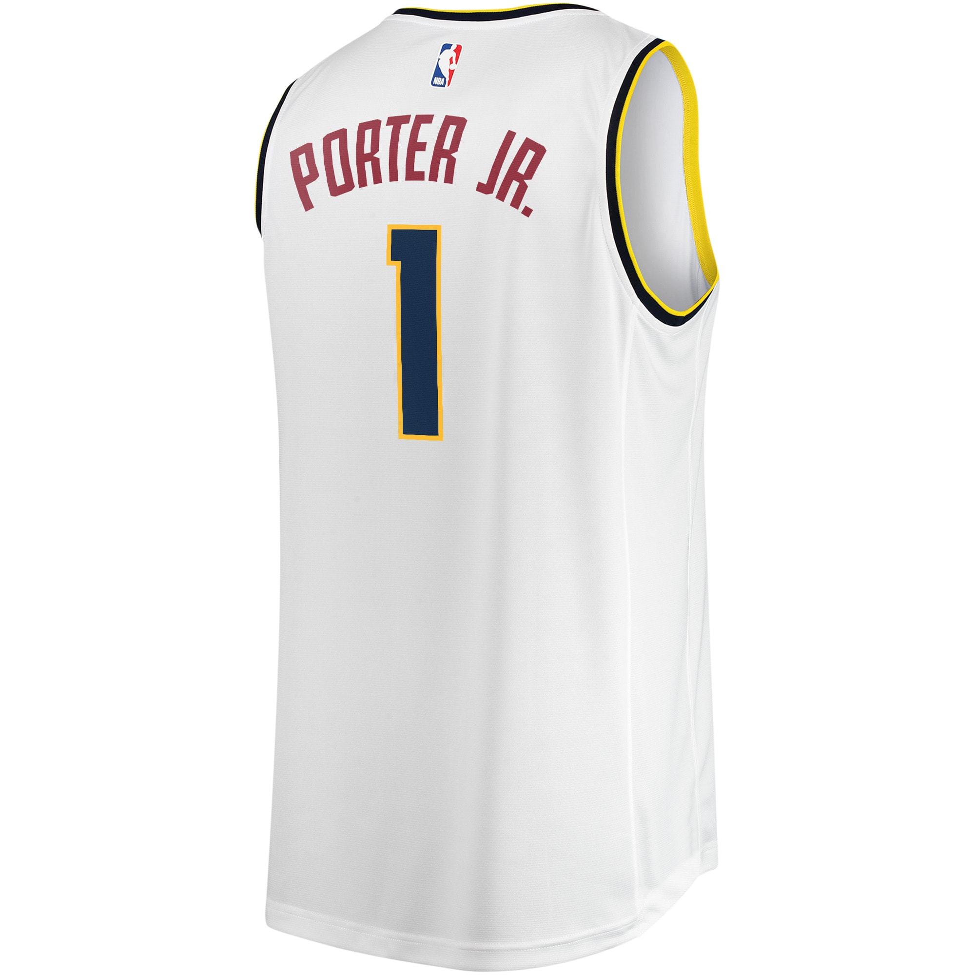 Men's Denver Nuggets Michael Porter Jr. Fanatics White Fast Break Player Jersey - Association Edition