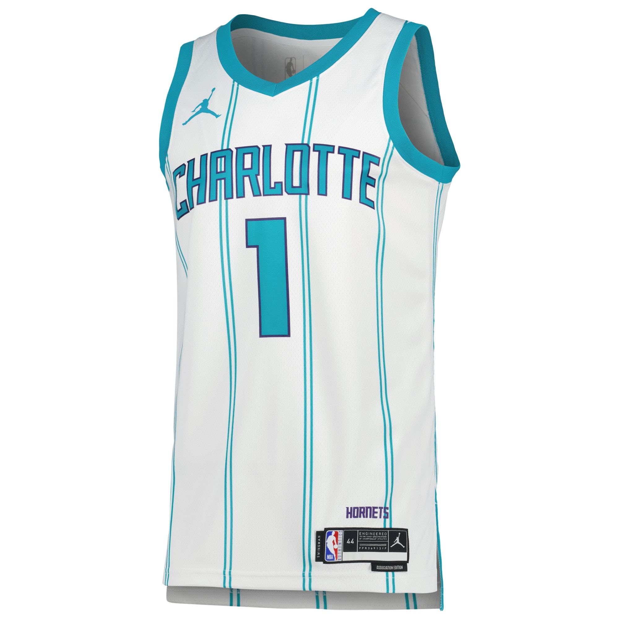 Unisex Charlotte Hornets LaMelo Ball Jordan Brand Teal Swingman Jersey - Icon Edition