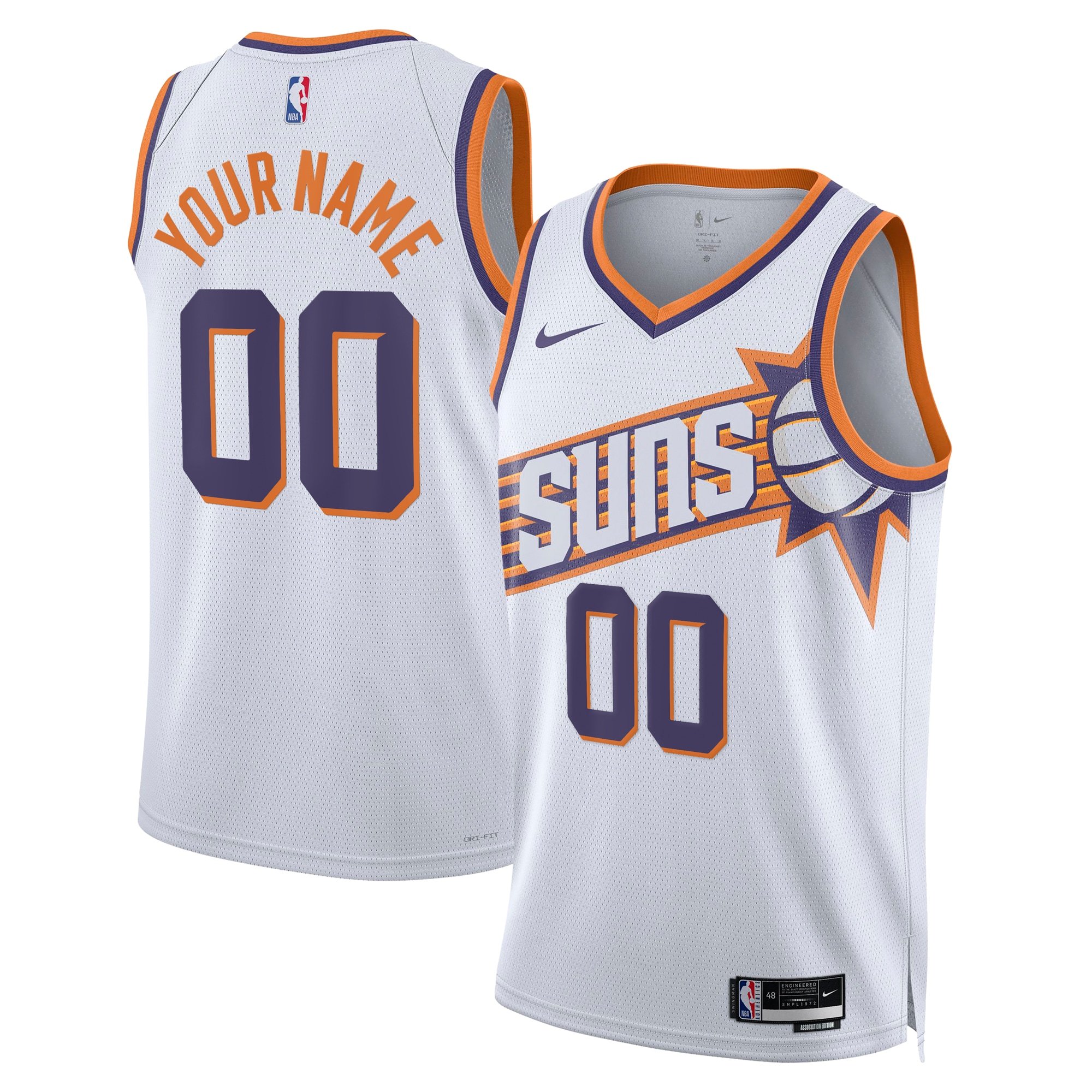 Unisex Phoenix Suns  Nike Purple Swingman Custom Jersey - Icon Edition