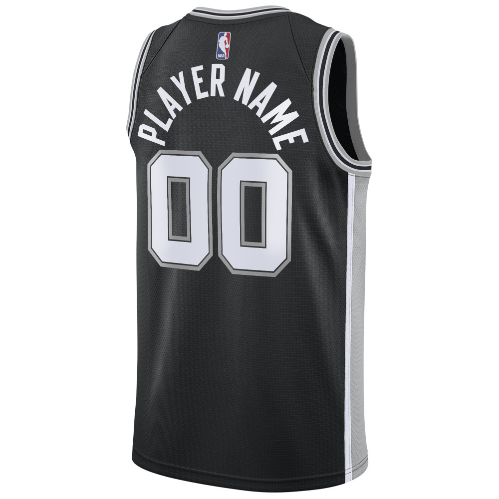 Men's San Antonio Spurs Nike White Custom Swingman Jersey - Association Edition