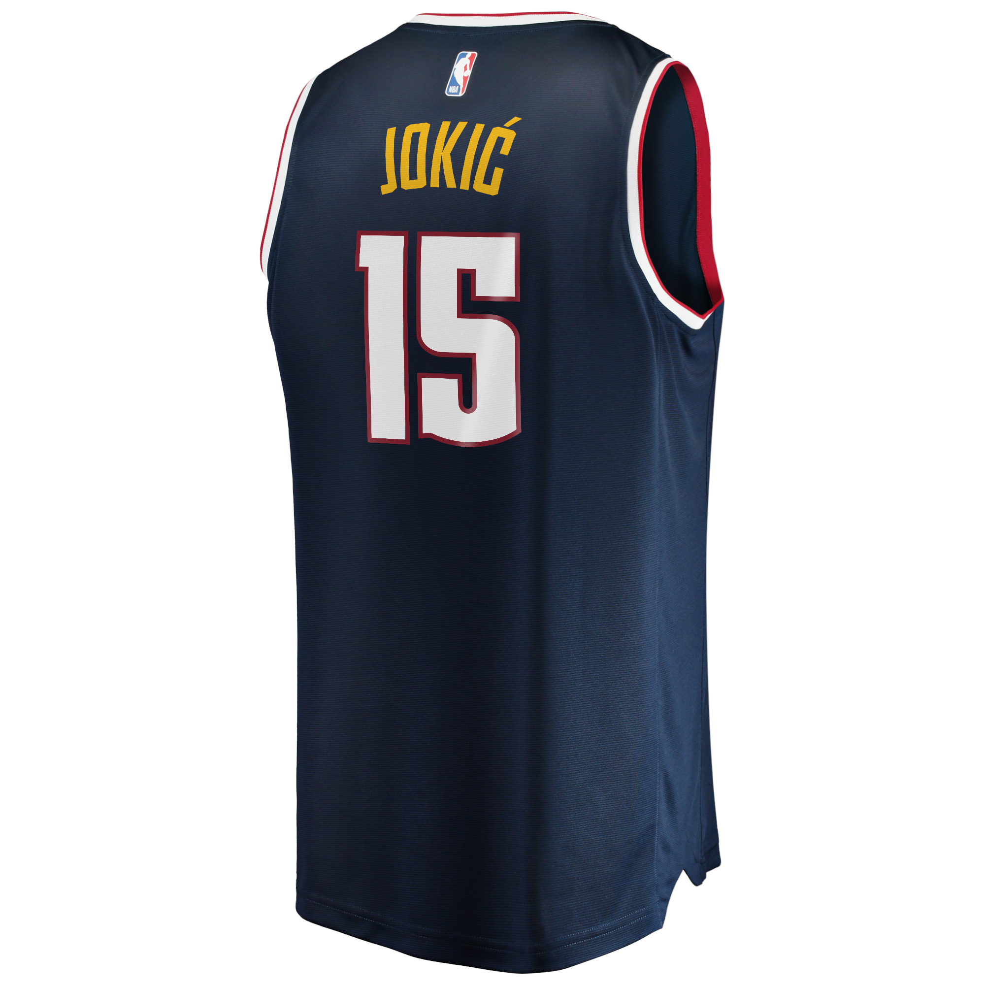 Men's Denver Nuggets Nikola Jokić Fanatics Navy Big & Tall Fast Break Player Jersey - Icon Edition