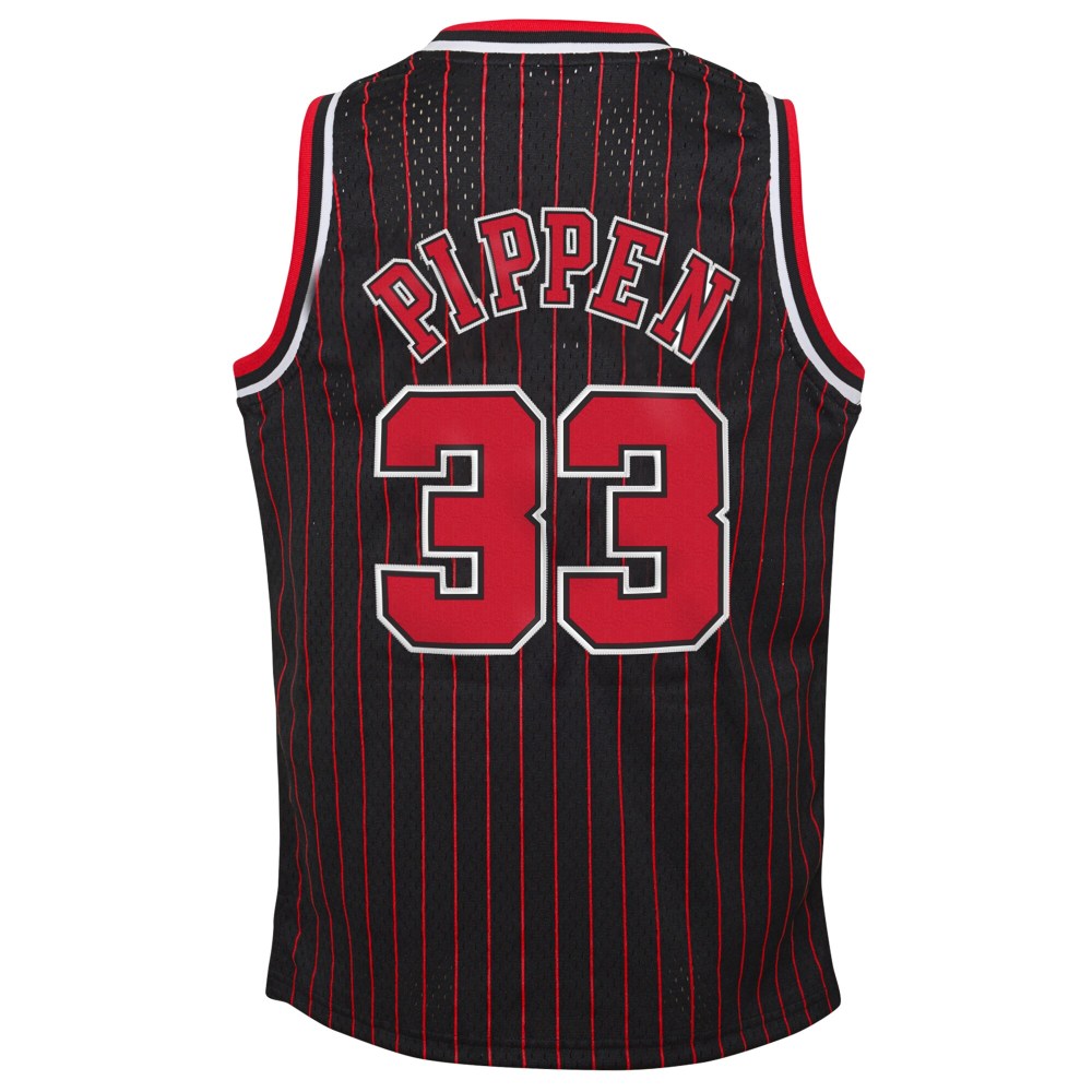 Men's Chicago Bulls Scottie Pippen Mitchell & Ness Red 1997/98 Big & Tall Hardwood Classics Swingman Jersey