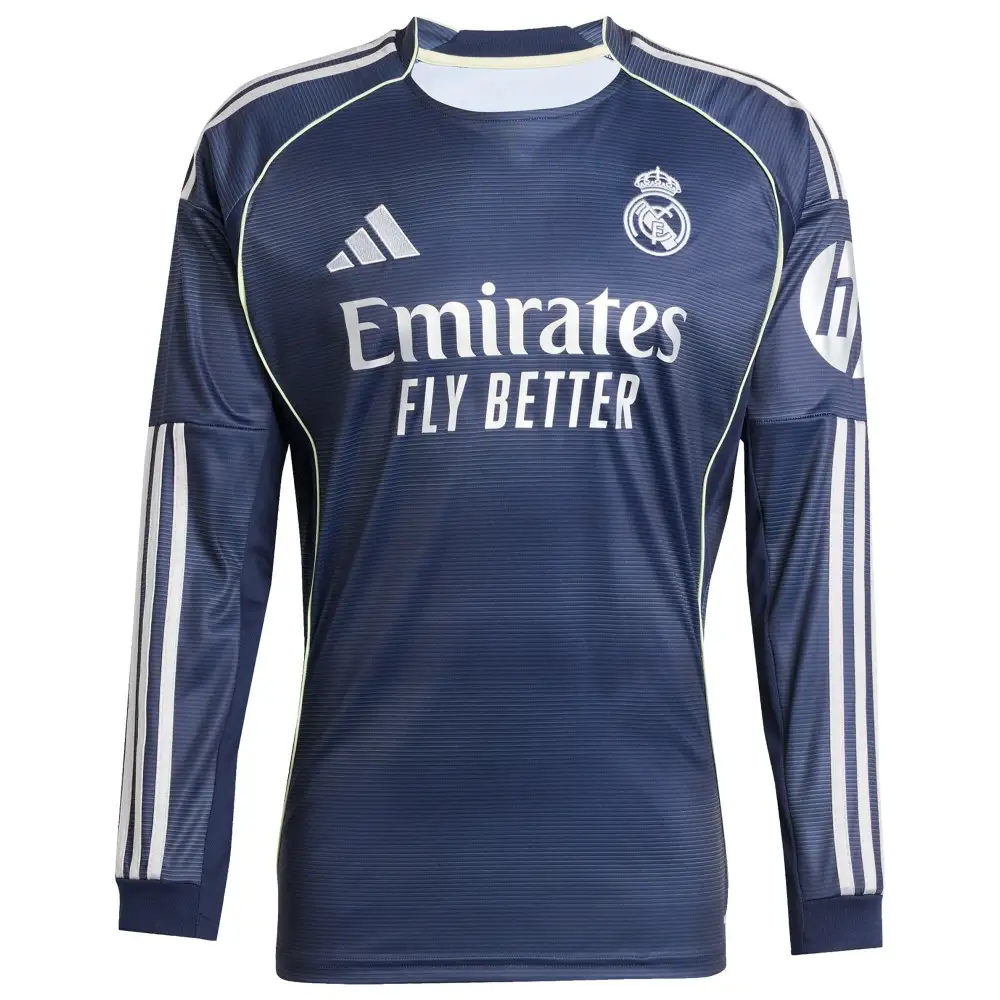 Cristiano Ronaldo 7 Real Madrid 2025/26 Home Long Sleeve Player Shirt ...