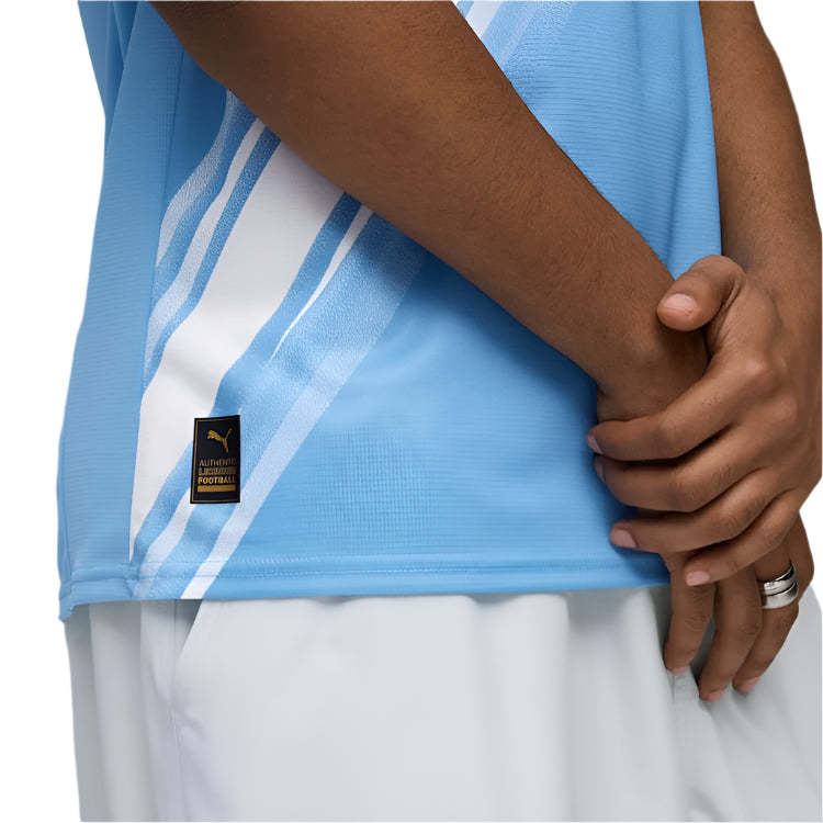 Puma Nico Manchester City Home Jersey 25/26 w/ EPL + Sponsor Patch (Team Light Blue/Puma White)