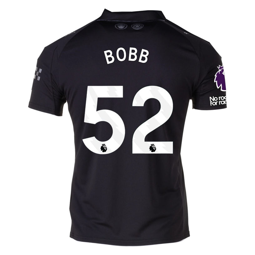 Puma O'Reilly Men's Manchester City Away Jersey 25/26 w/ NRFR + EPL Patches (Puma Black)