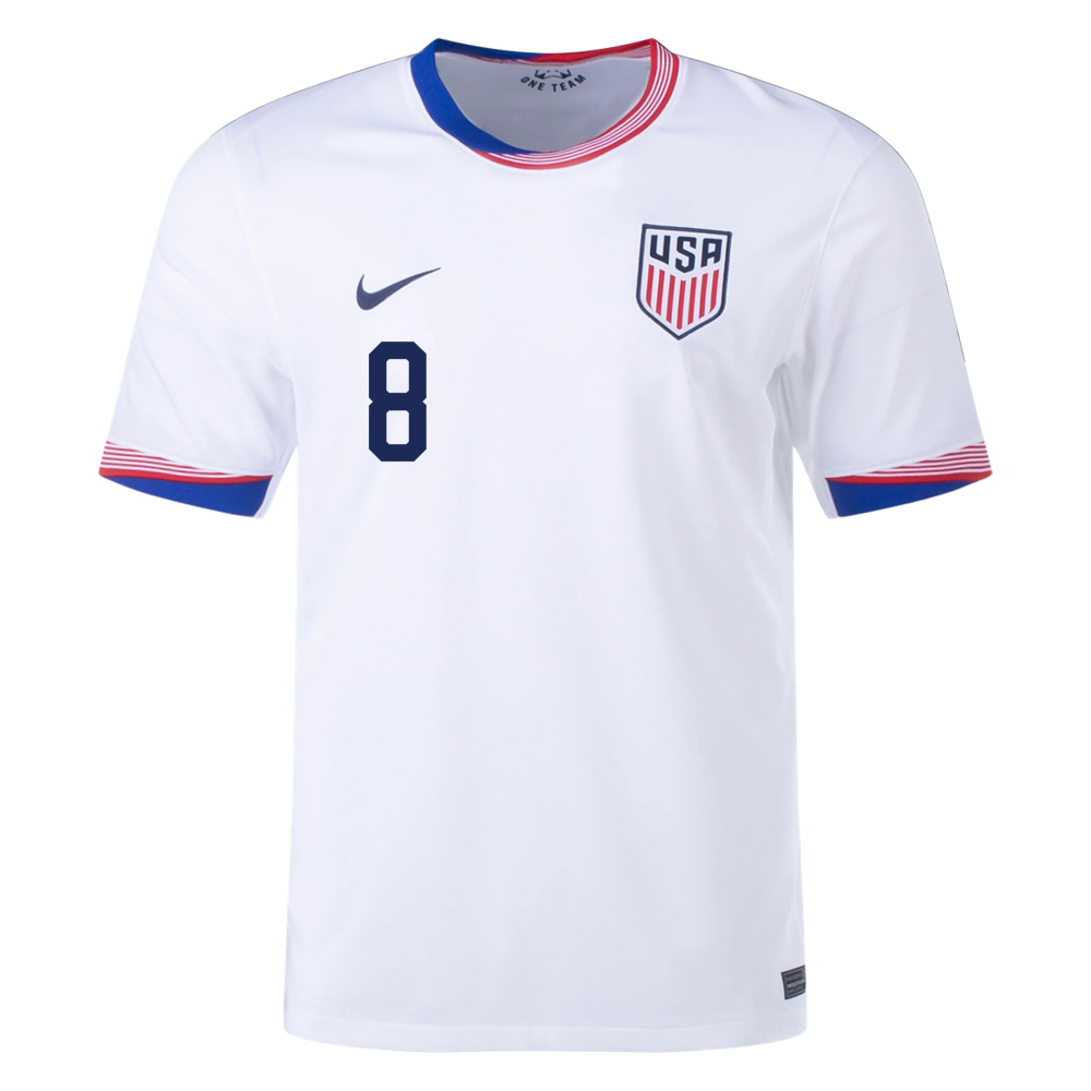Nike United States Weston McKennie Home Jersey 24/25 (White)