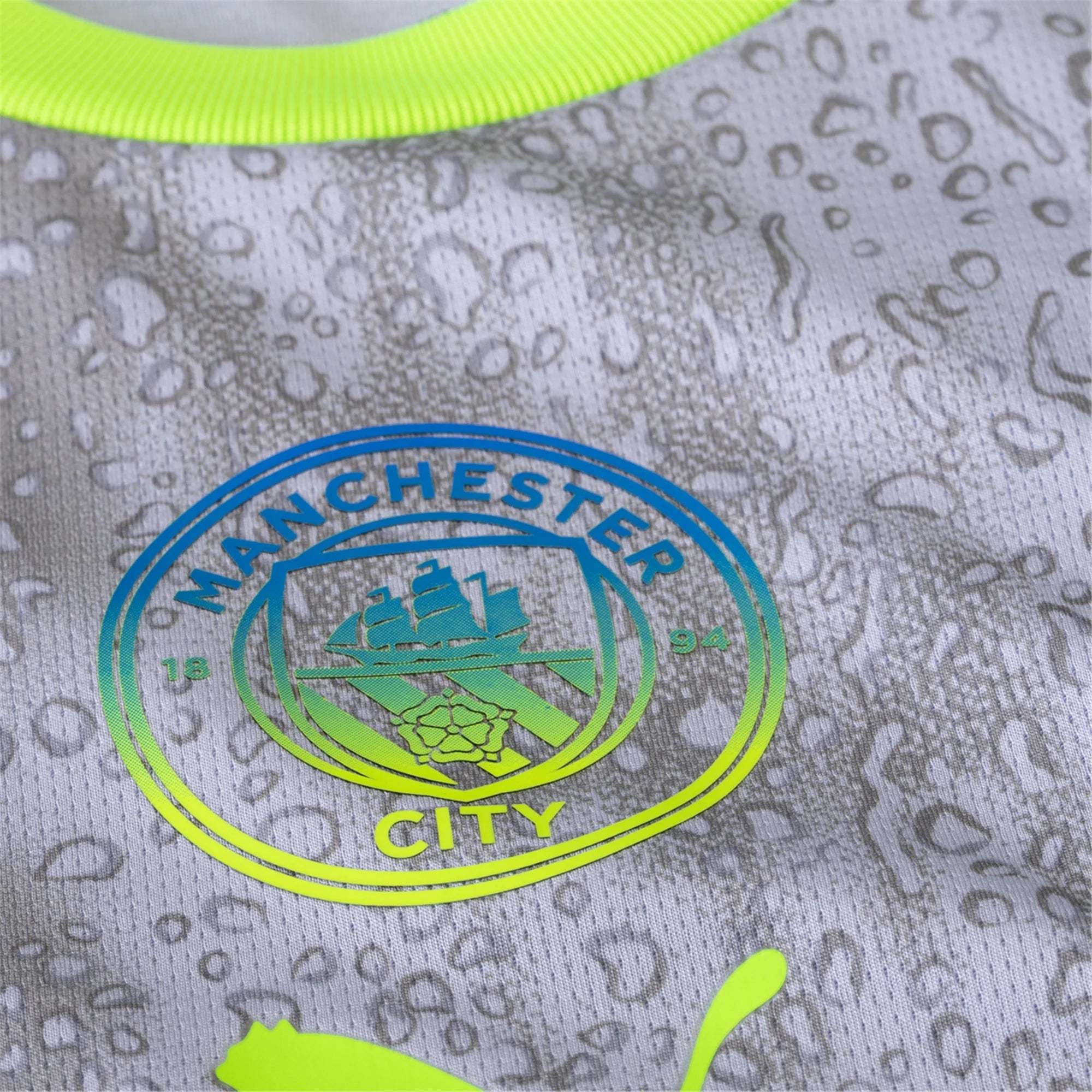 Puma Men's Manchester City Third Jersey 25/26 (Cool Weather/Pro Green)
