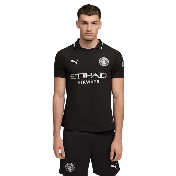 Puma Manchester City Authentic Away Jersey 25/26 (Puma Black)