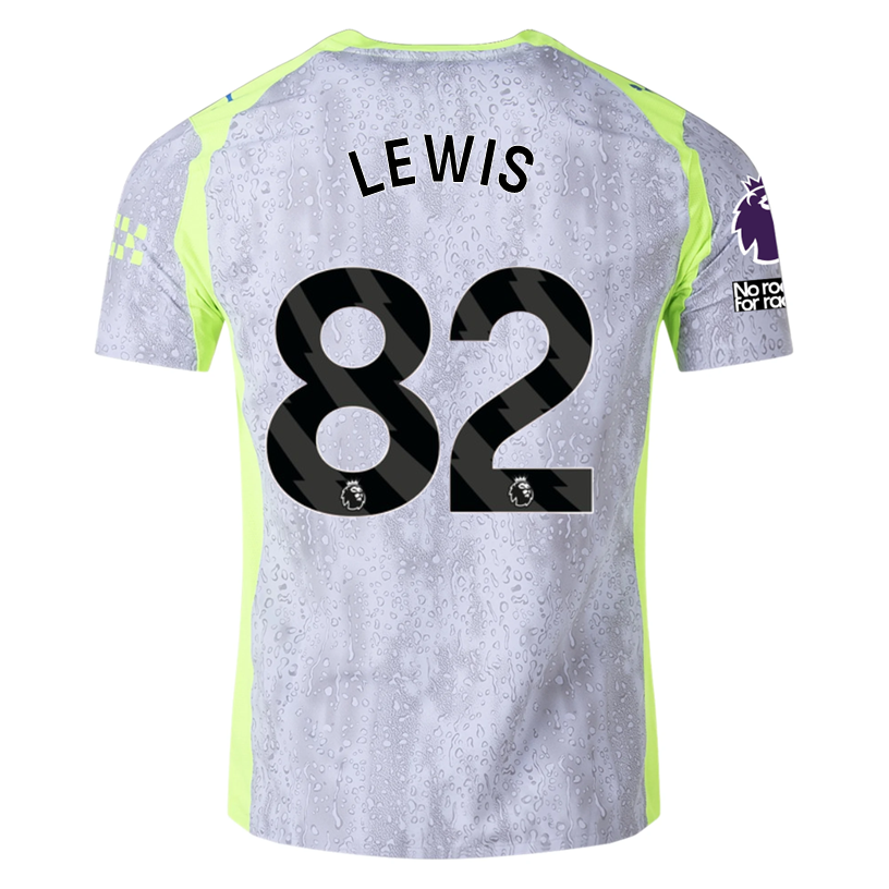 Puma Manchester City Authentic Khusanov Third Jersey w/ EPL + No Room For Racism 25/26 (Cool Weather/Pro Green)