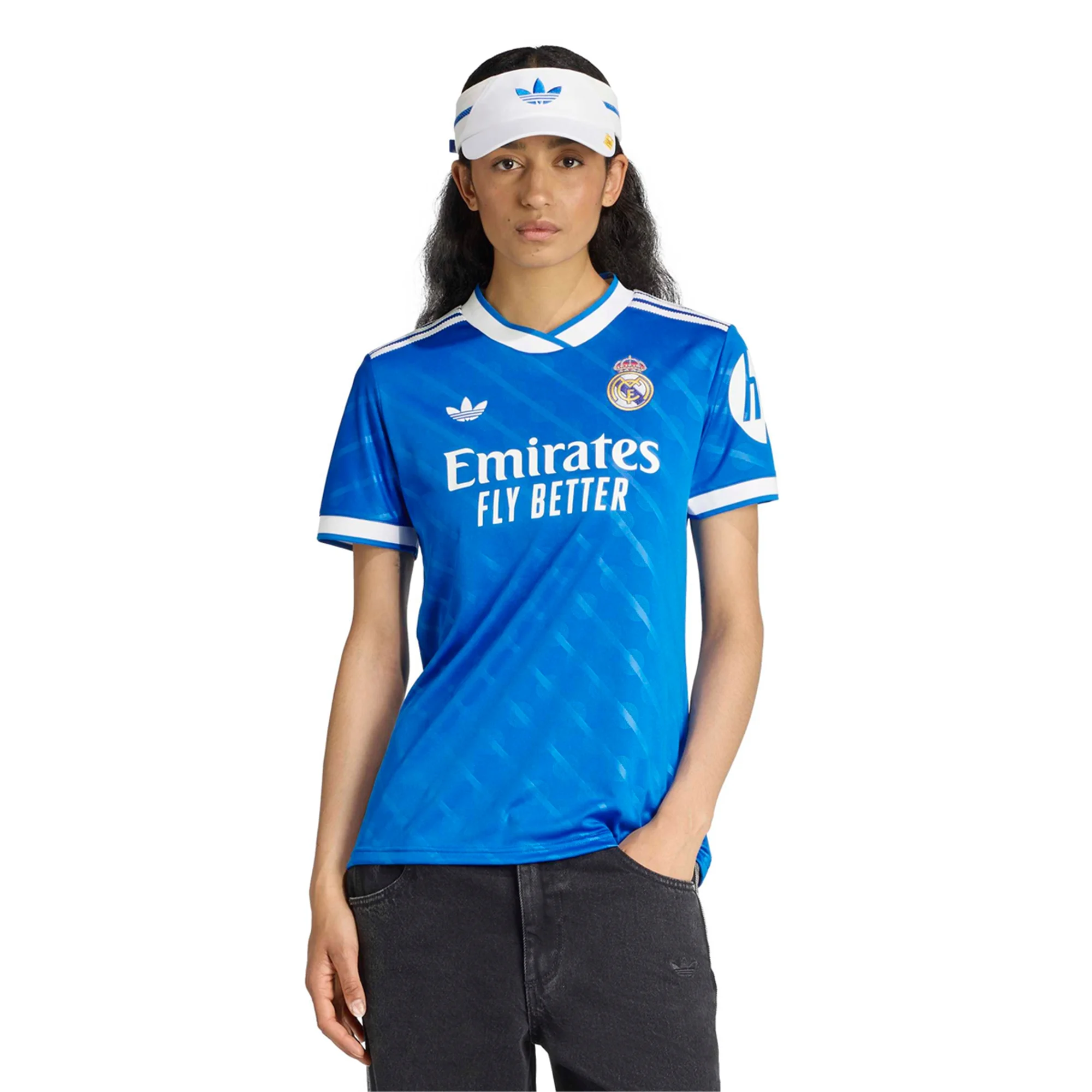 adidas Womens Real Madrid Third Jersey 25/26 (Blue)