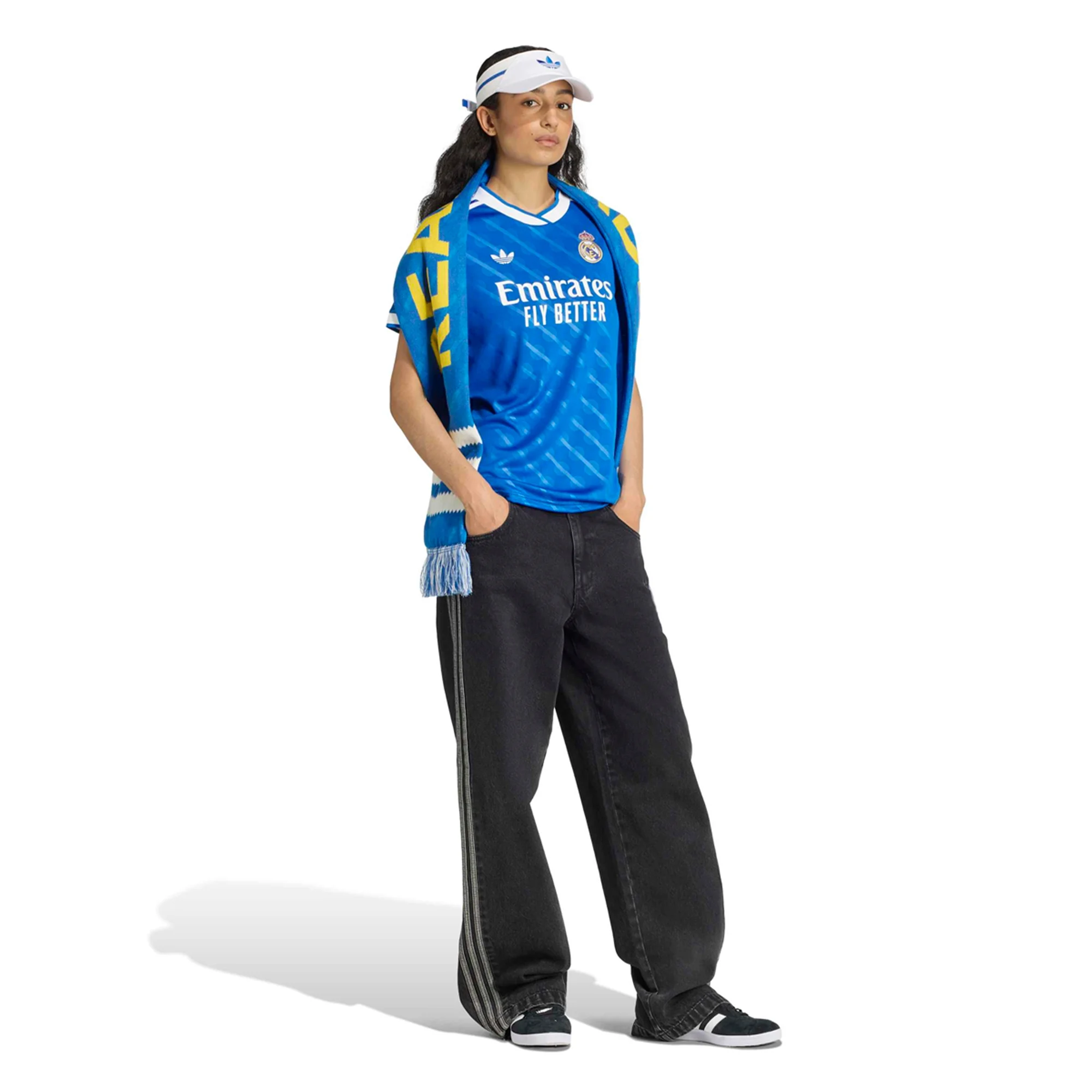 adidas Womens Real Madrid Third Jersey 25/26 (Blue)