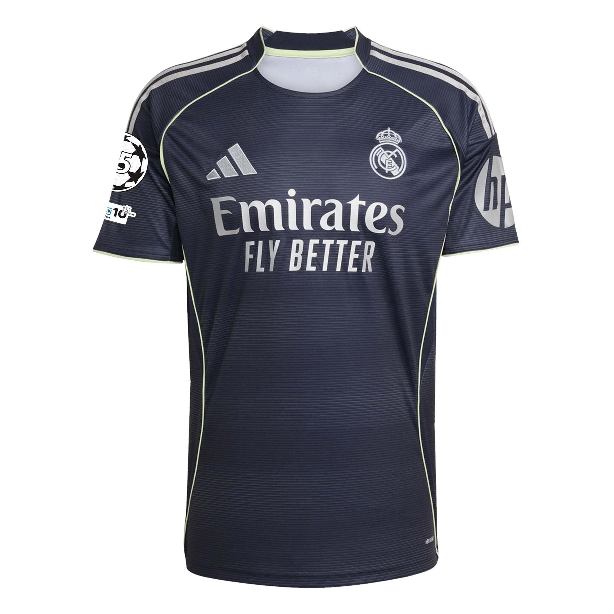 adidas Arda Güler Real Madrid 25/26 Away Jersey w/ Champions League Patches (Legend Ink)