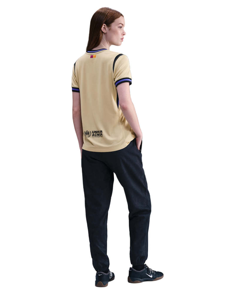 Nike Women’s Barcelona 25/26 Soccer Away Jersey (Team Gold/Persian Violet/Black)
