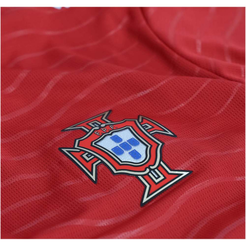PUMA Portugal Long Sleeve Home World Cup 2026 Jersey (Club Red/Green Lagoon)