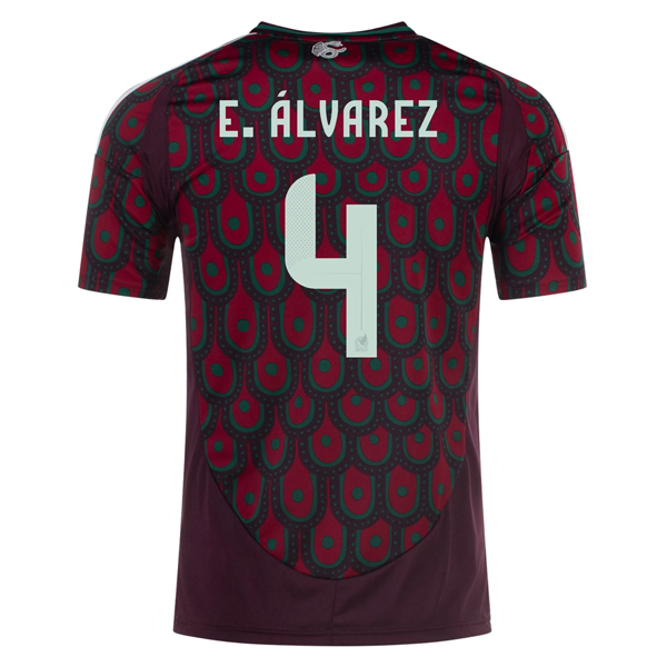 Adidas Mens Mexico Edson álvarez Home Jersey 24/25 (Multicolor)