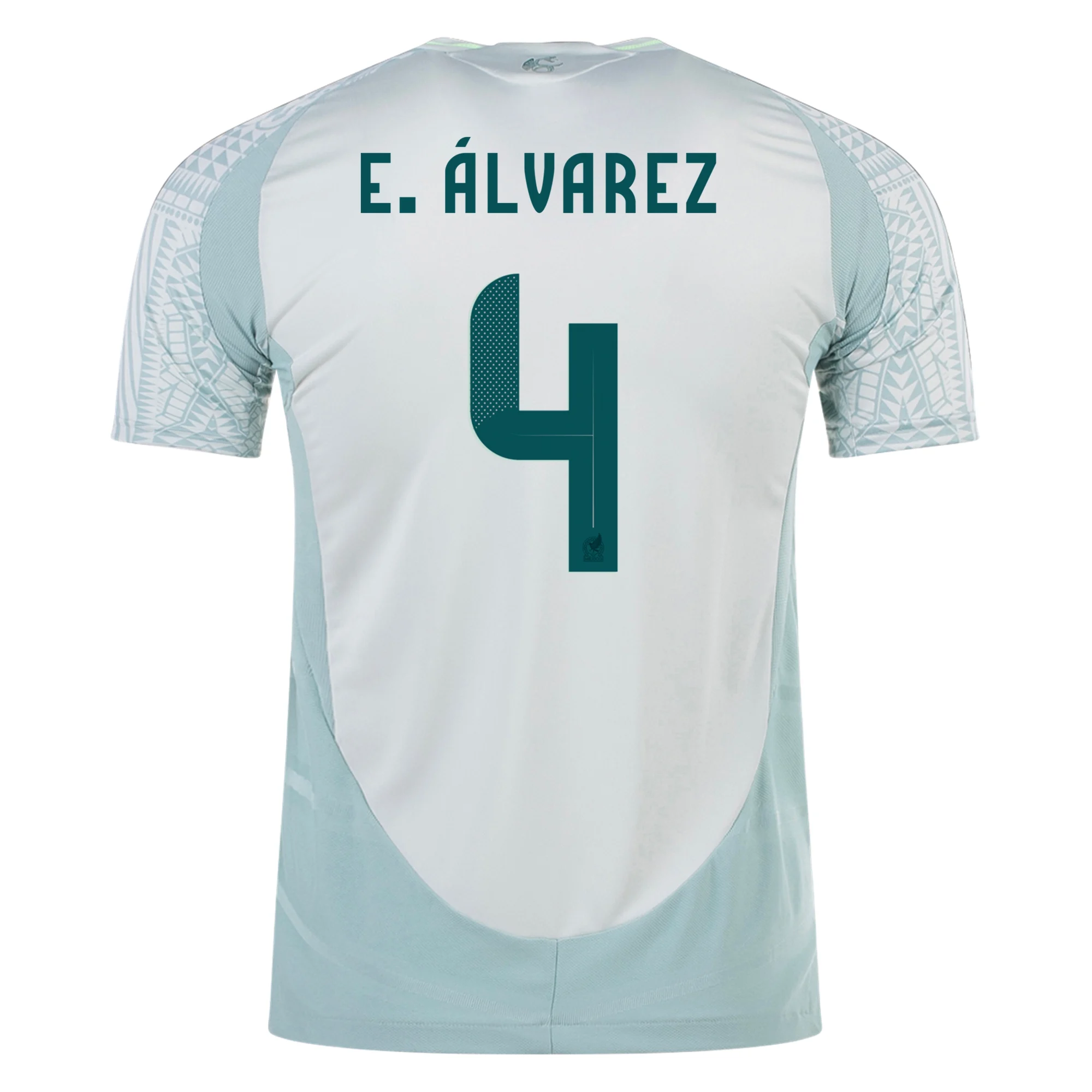 adidas Mens Mexico Authentic Edson álvarez Away Jersey 24/25 (Linen Green)