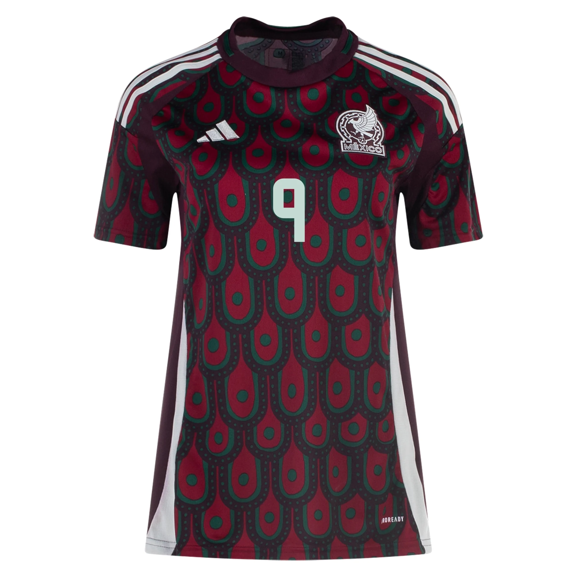 adidas Womens Mexico Raúl Jiménez Home Jersey 24/25 (Multicolor)