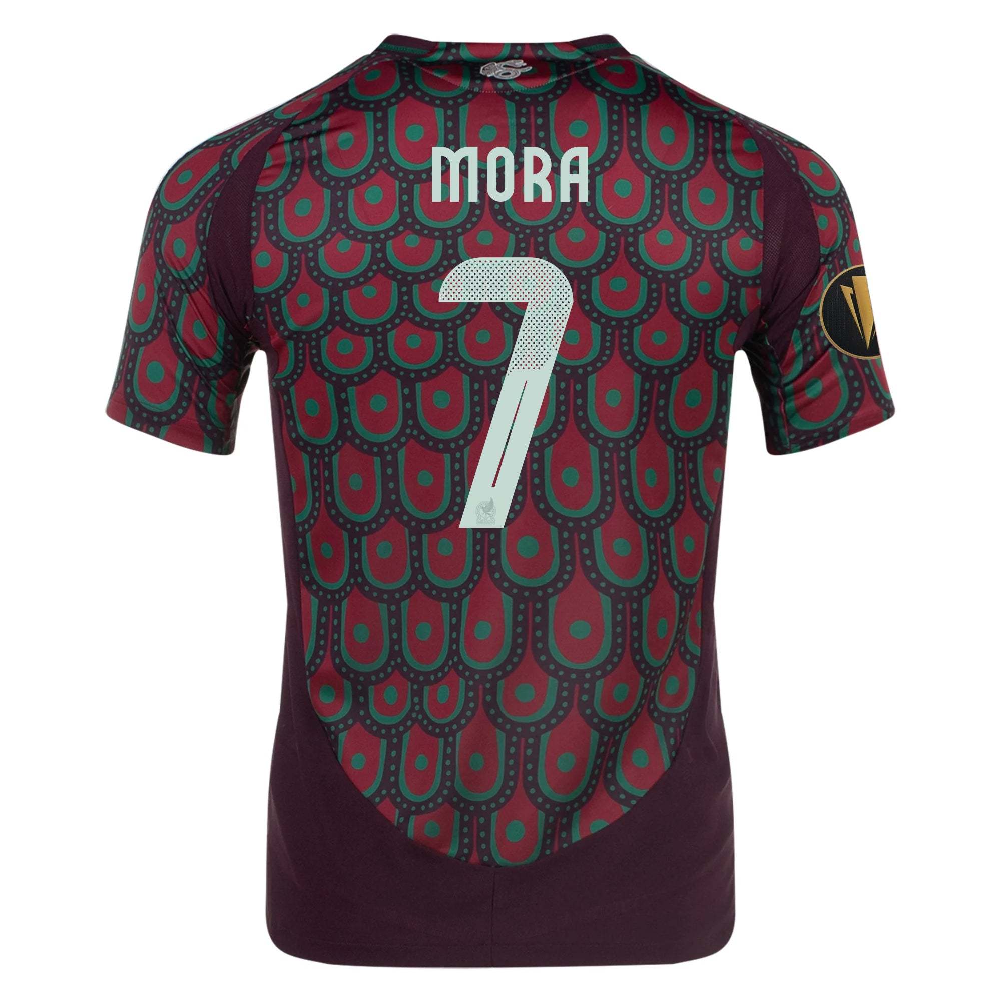 adidas Mexico Gilberto Mora Home Jersey 24/25 w/ Gold Cup 2025 Patches (Multicolor)