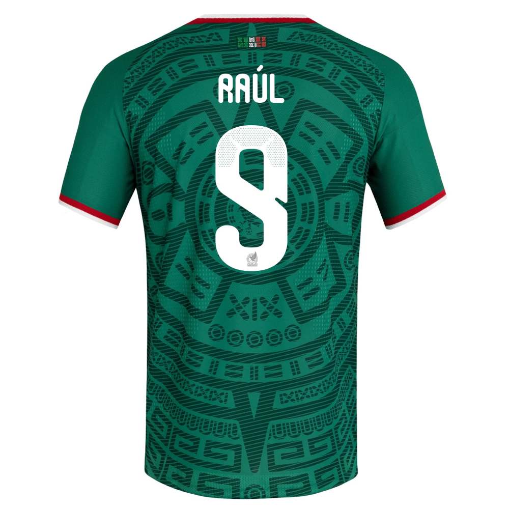 adidas Men's Raúl Jiménez Mexico Authentic Home 2026 World Cup Jersey (Bold Green)