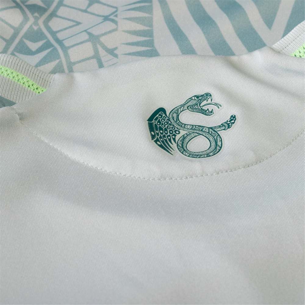 adidas Alexis Vega Mexico Authentic Away Jersey 24/25 w/ Gold Cup 2025 Patches (Linen Green)