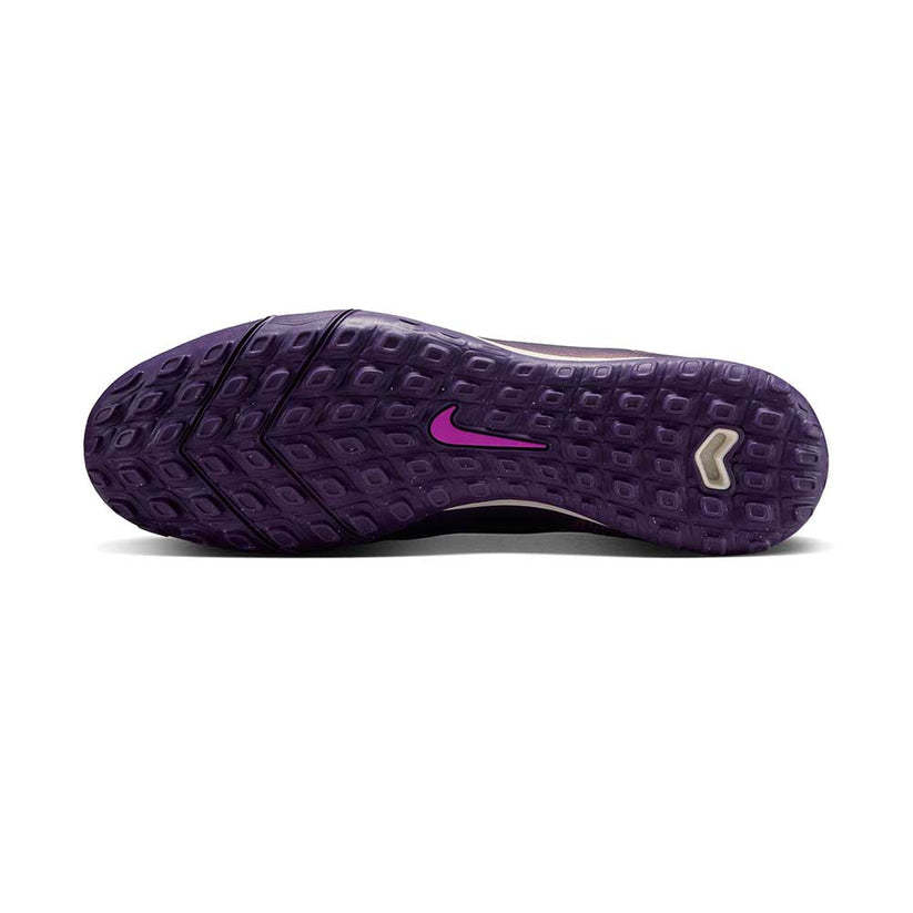 Nike Zoom Superfly 10 Academy KM Kylian Mbappe Turf TF Soccer Shoes (Grand Purple/Pale Ivory)