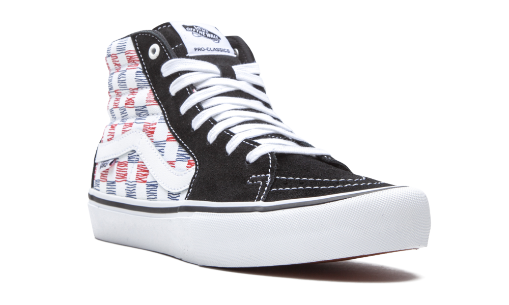 SK8-HI "Sketched Checkerboard" VN0A45JD2MB