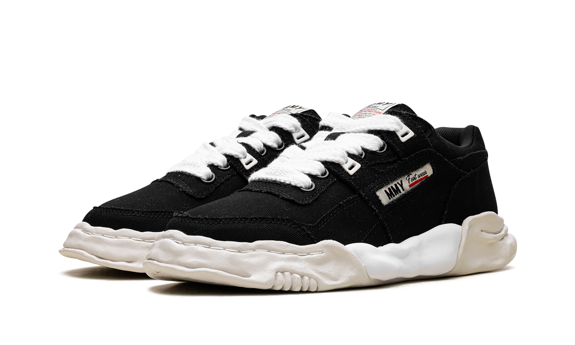 Parker OG Sole Cow Canvas Low "BLACK" A08FW704 BLK