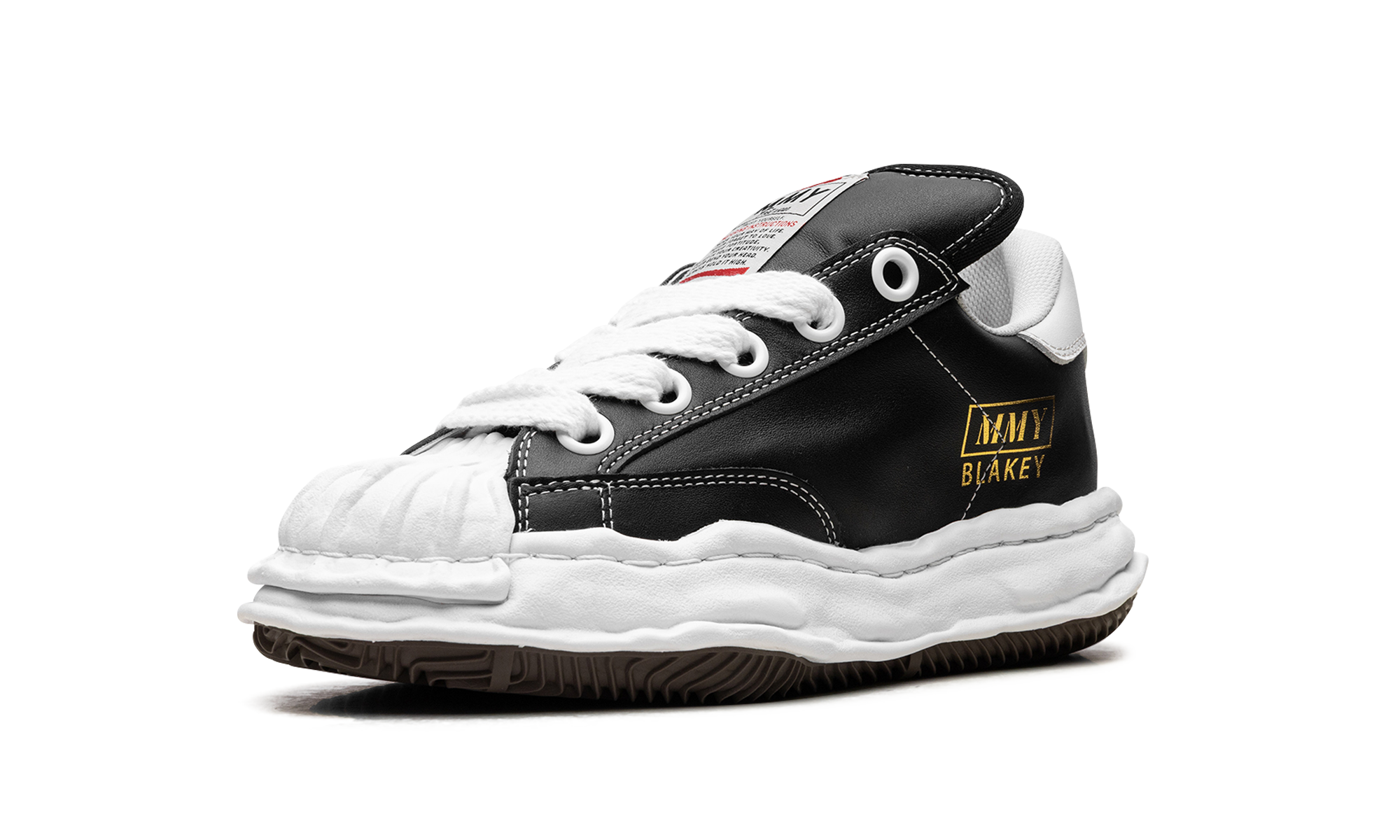Blakey Puffer OG Sole Leather "Black White" A12FW723 BLK