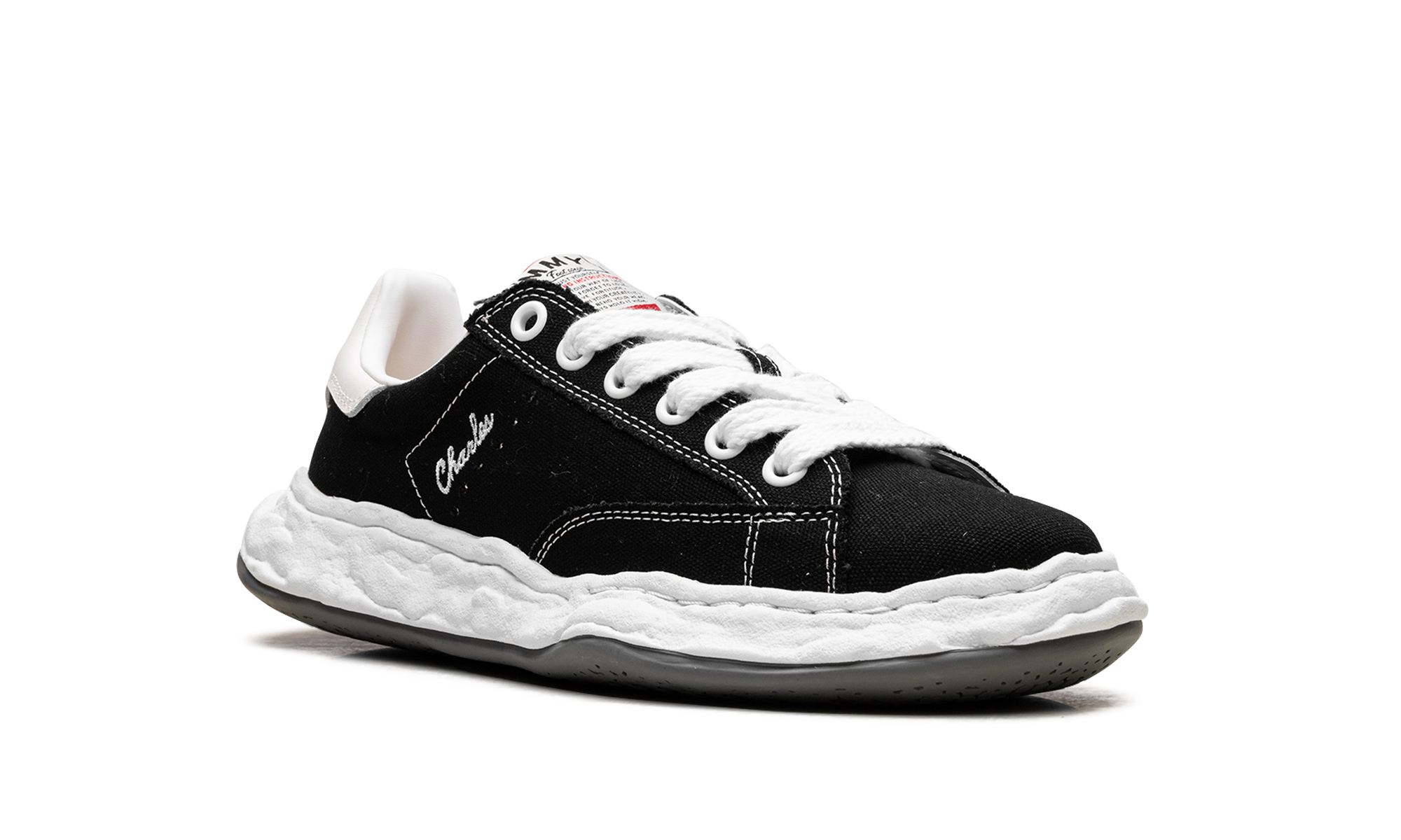Charles Original Sole Low Canvas "Black" A12FW703 BLK