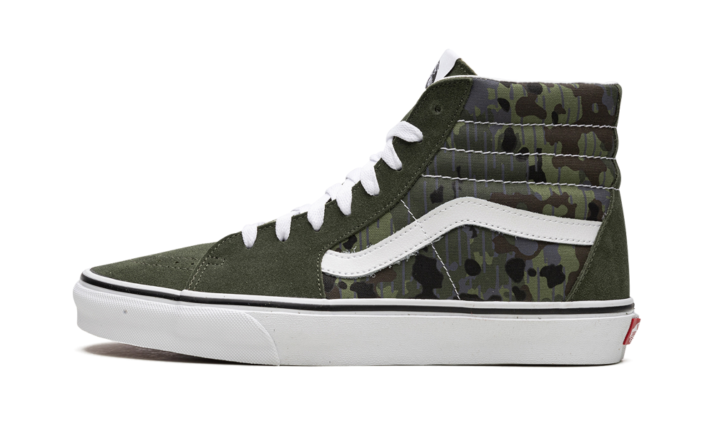 SK8-Hi "Rain Camo Green" VN0007NSBGK