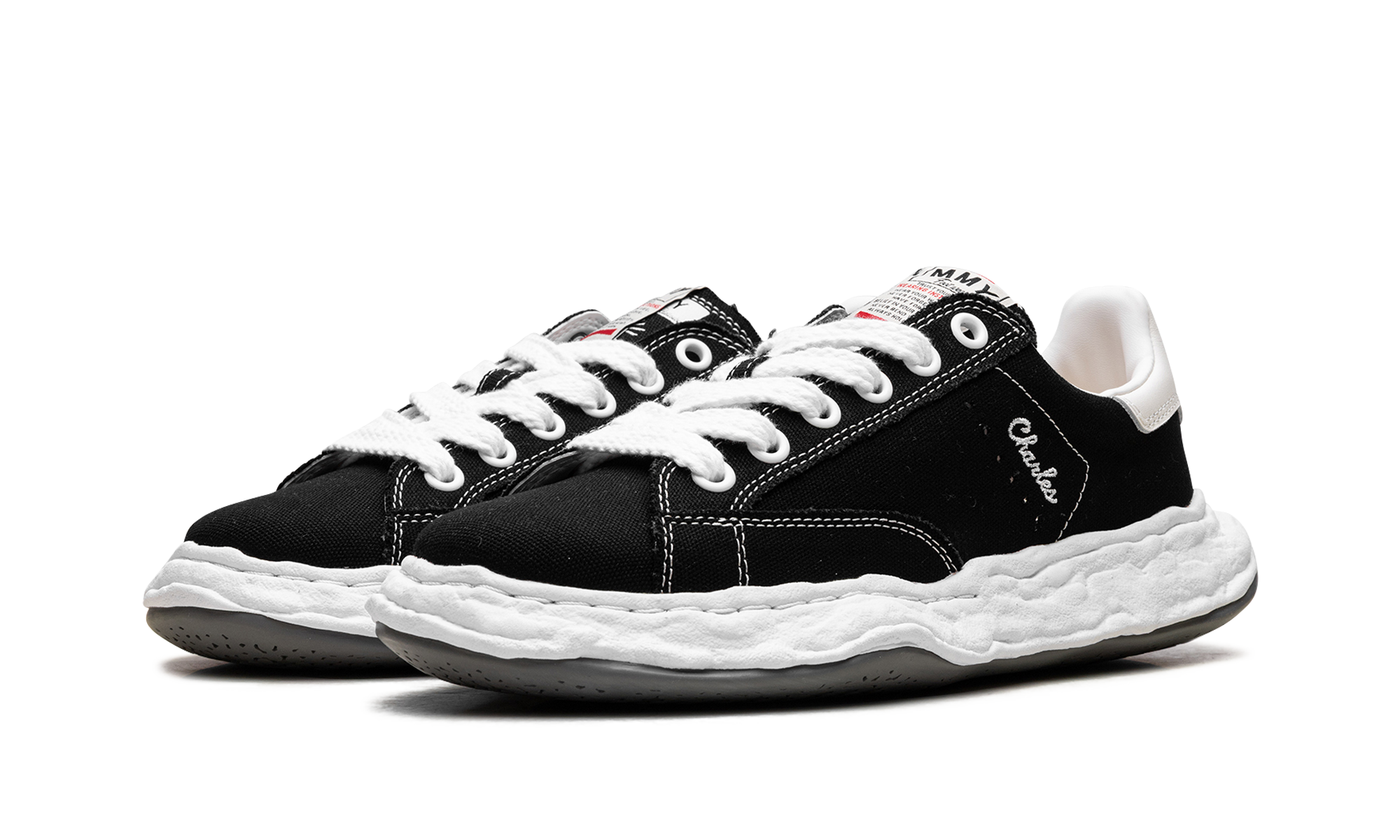 Charles Original Sole Low Canvas "Black" A12FW703 BLK
