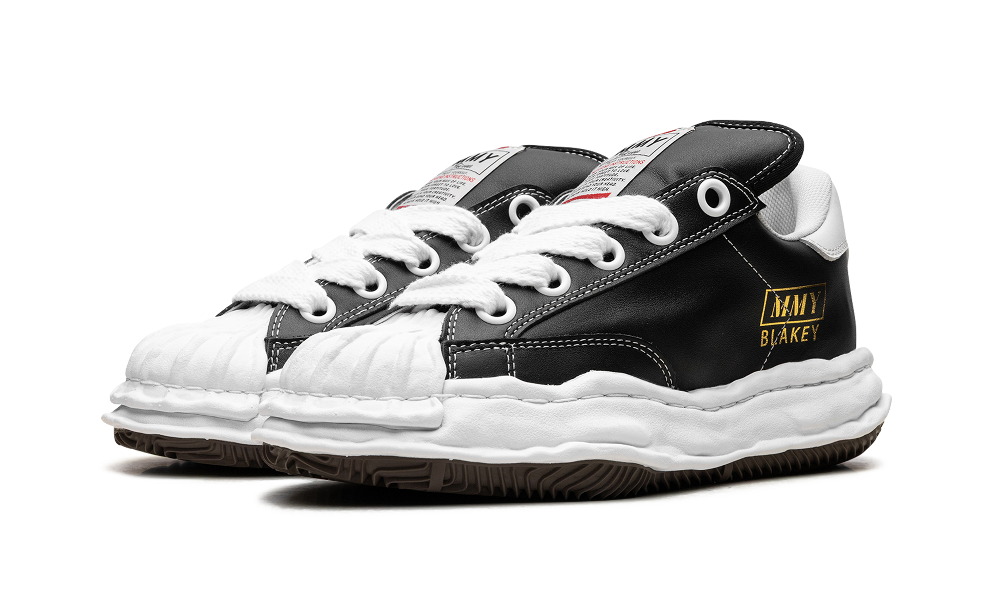 Blakey Puffer OG Sole Leather "Black White" A12FW723 BLK