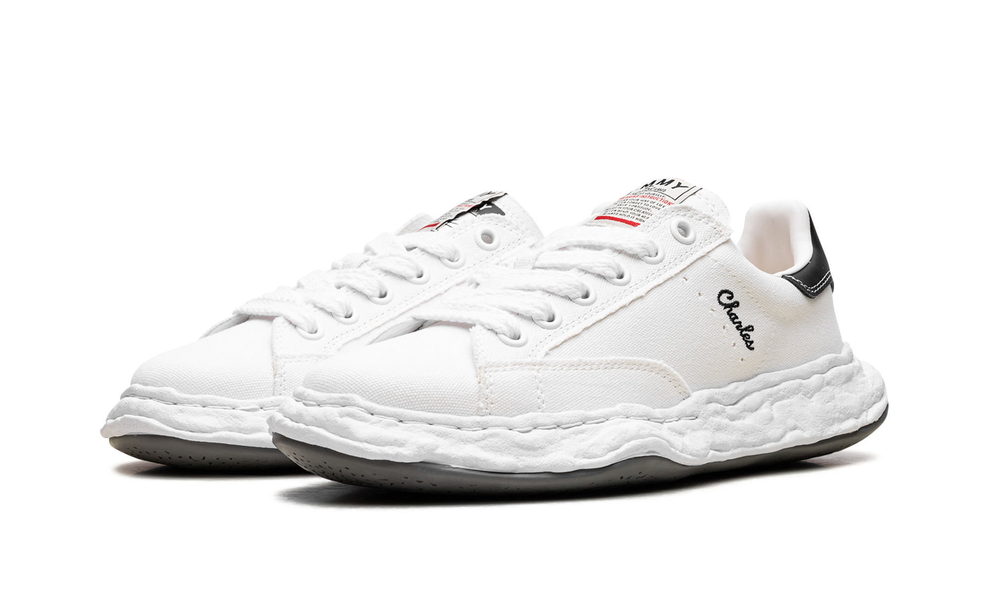 Charles Original Sole Low Canvas "White" A12FW703 WHT
