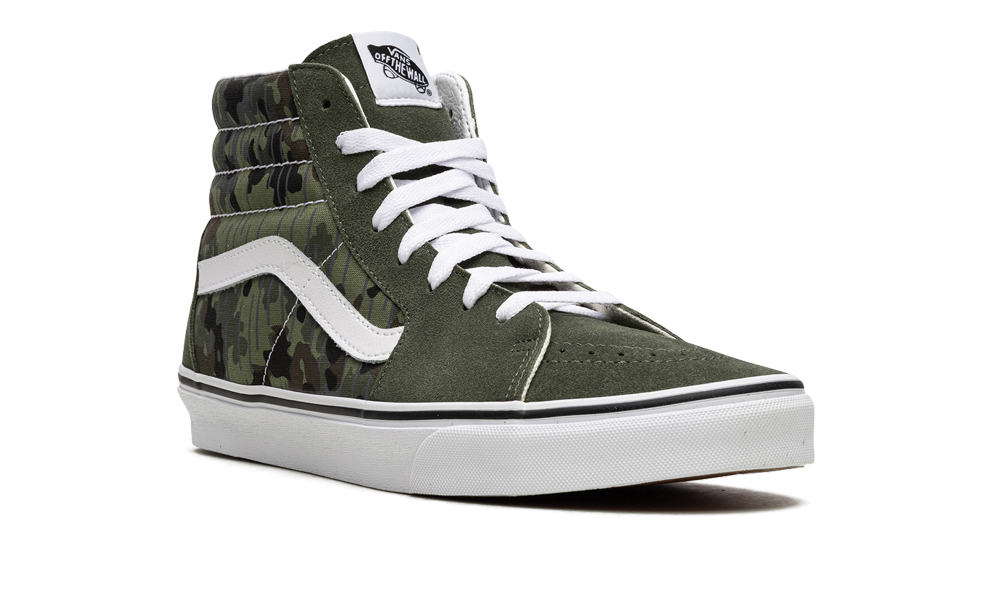 SK8-Hi "Rain Camo Green" VN0007NSBGK