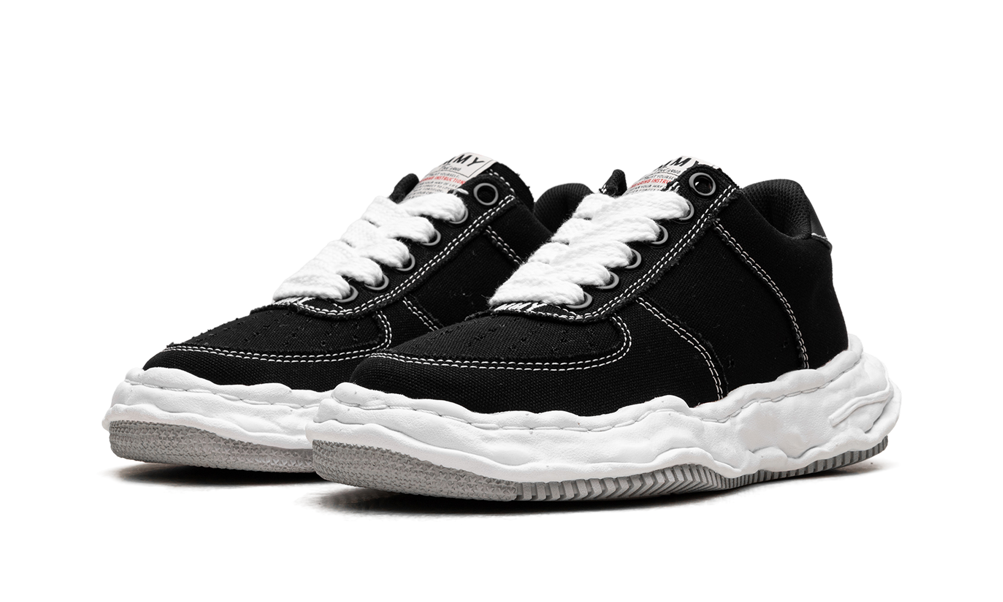 Wayne OG Sole Canvas Low "BLACK" A10FW720 BLK