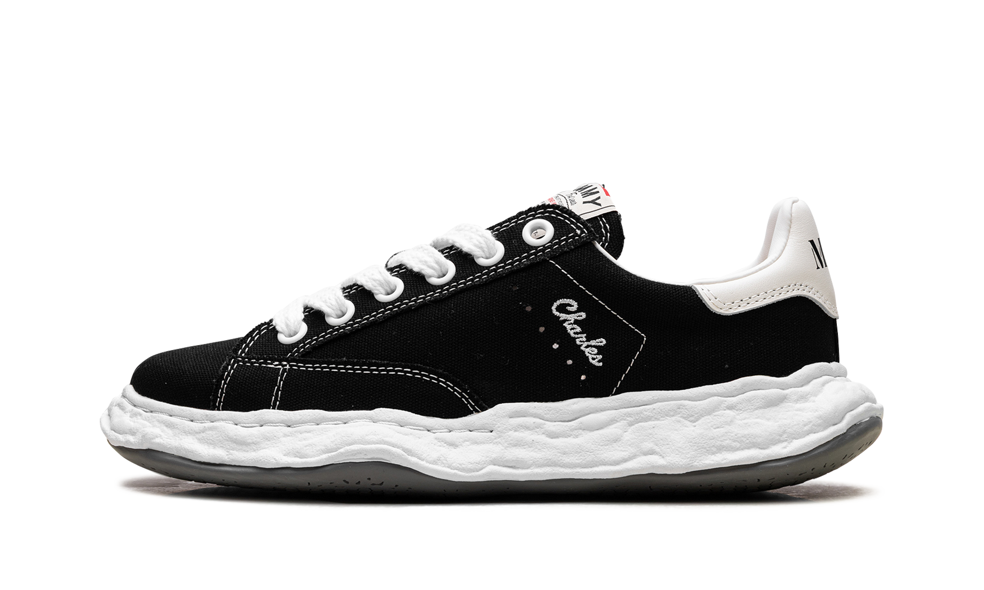 Charles Original Sole Low Canvas "Black" A12FW703 BLK