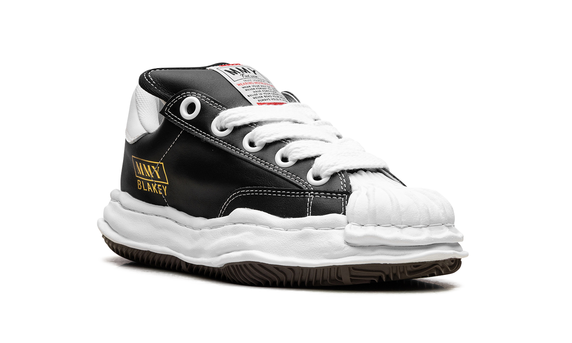 Blakey Puffer OG Sole Leather "Black White" A12FW723 BLK