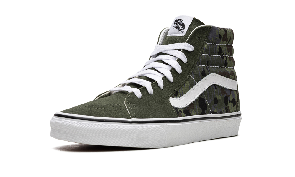 SK8-Hi "Rain Camo Green" VN0007NSBGK