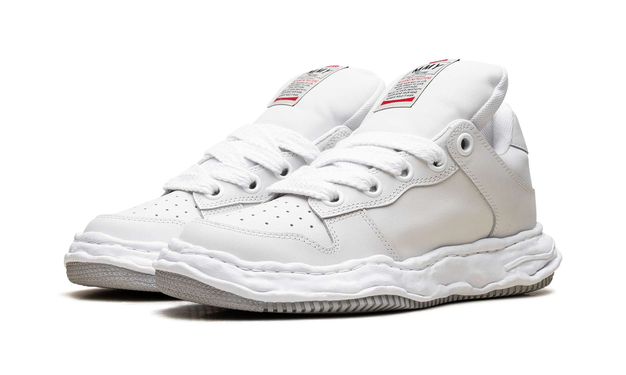 Wayne Low Leather Puffer "WHITE" A12FW718 WHT